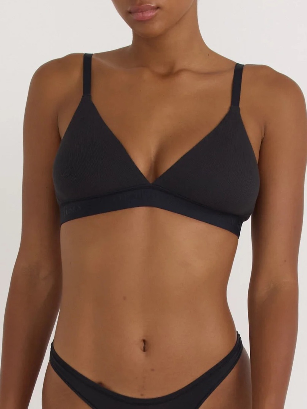 Organic Basics Cotton
Core Rib Triangle Bralette